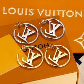 【Версия Seiko】 Серьги Louis Vuitton, изготовленные с высоким маст