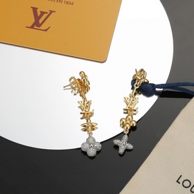【Версия Seiko】 Серьги Louis Vuitton, изготовленные с высоким маст