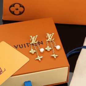 【Версия Seiko】 Серьги Louis Vuitton, изготовленные с высоким маст