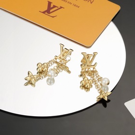 【Версия Seiko】 Серьги Louis Vuitton, изготовленные с высоким маст