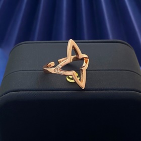 LV Louis Vuitton классическое модное кольцо с ажурным ромбовидным