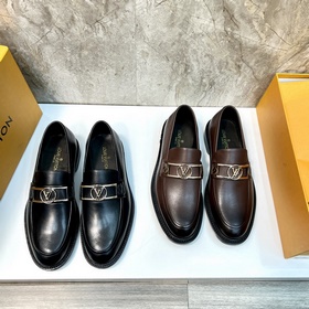 Louis Vuitton LV Классические мужские туфли Oxford для делового с