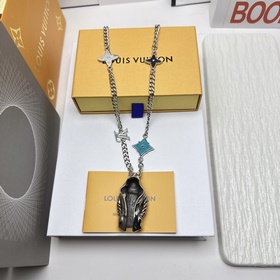 Ожерелье Louis Vuitton LV, подчеркивает очарование Оригинальный 