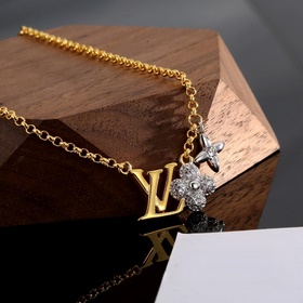 【Версия Seiko】 Ожерелье Louis Vuitton с буквами цветами. Можно но