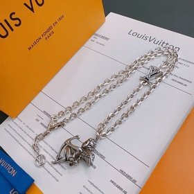 Оригинальное ожерелье Louis Vuitton LV, новая модель из фирменног