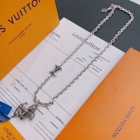 Оригинальное ожерелье Louis Vuitton LV, новая модель из фирменног