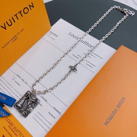 Оригинальное ожерелье Louis Vuitton LV, новая модель из фирменног