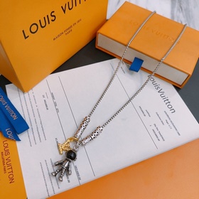 Оригинальное ожерелье Louis Vuitton LV, новая модель из фирменног