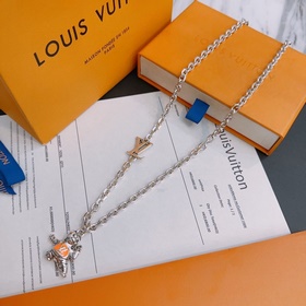 Оригинальное ожерелье Louis Vuitton LV, новая модель из фирменног