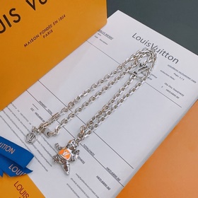 Оригинальное ожерелье Louis Vuitton LV, новая модель из фирменног
