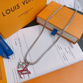 Оригинальное ожерелье Louis Vuitton LV, новая модель из фирменног