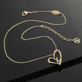 Ожерелье LV Heart Peach от Donkey Home. Новая коллекция Louis Vui