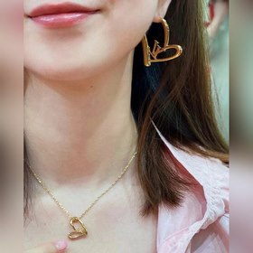 Ожерелье LV Heart Peach от Donkey Home. Новая коллекция Louis Vui