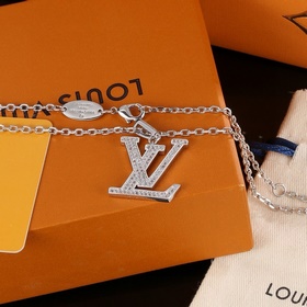 Louis Vuitton LV классический популярный буквальный ожерелье для 