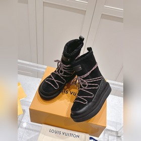 Верхняя часть  LV Donkey Snow Boots, натуральный мех, нескользящ