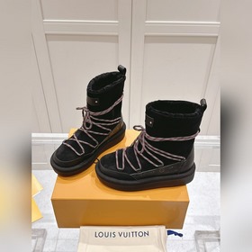 Верхняя часть  LV Donkey Snow Boots, натуральный мех, нескользящ