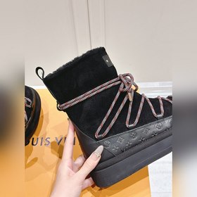 Верхняя часть  LV Donkey Snow Boots, натуральный мех, нескользящ