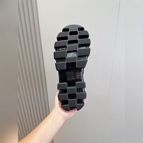 LV.Checker Мужские боевые ботинки Сочетание военных ботинок и раб