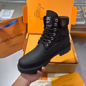 Высококачественные ботинки LV x Timberland в стиле «олдскул» с вы