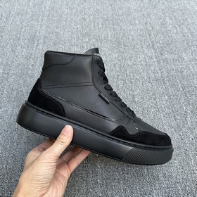 Prada/Prada Мужские новые высокие кожаные кроссовки Эти высокие к