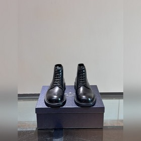Prada/Prada Ручно изготовленные высокие ботинки для мужчин, италь