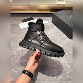 Маури Prada/ Prada высокие кроссовки на шнурках, производство в 