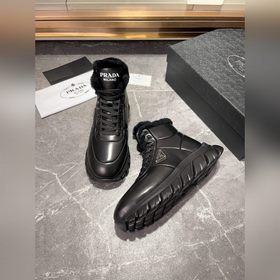 Маури Prada/ Prada высокие кроссовки на шнурках, производство в 