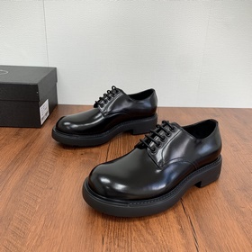Prada/Прада 2025 Новая модель мужских туфель с круглым носком и ш
