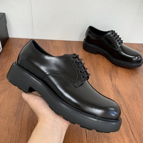 Prada/Прада 2025 Новая модель мужских туфель с круглым носком и ш