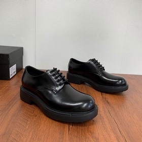 Prada/Прада 2025 Новая модель мужских туфель с круглым носком и ш