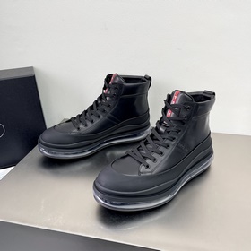 Prada/Prada Мужские высокие кроссовки на амортизирующей подошве с