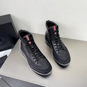 Prada/Prada Мужские высокие кроссовки на амортизирующей подошве с