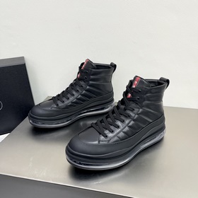Prada/Prada Мужские высокие кроссовки с амортизирующей подошвой и