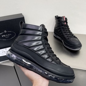 Prada/Prada Мужские высокие кроссовки с амортизирующей подошвой и