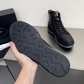 Prada/Prada Мужские высокие кроссовки с амортизирующей подошвой и
