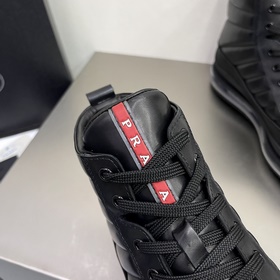 Prada/Prada Мужские высокие кроссовки с амортизирующей подошвой и