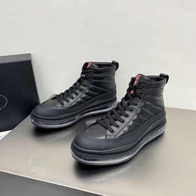 Prada/Prada Мужские высокие кроссовки на амортизирующей подошве с
