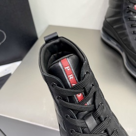 Prada/Prada Мужские высокие кроссовки на амортизирующей подошве с