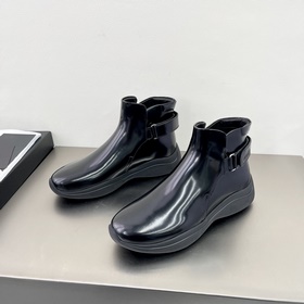 Prada/Prada Мужские кожаные туфли Высококачественная продукция из