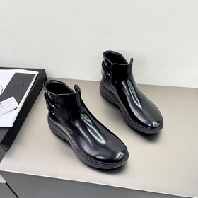 Prada/Prada Мужские кожаные туфли Высококачественная продукция из