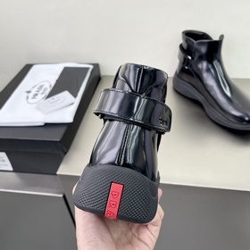 Prada/Prada Мужские кожаные туфли Высококачественная продукция из