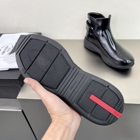 Prada/Prada Мужские кожаные туфли Высококачественная продукция из