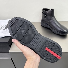 Prada/Prada Мужские кожаные туфли Высококачественная продукция из