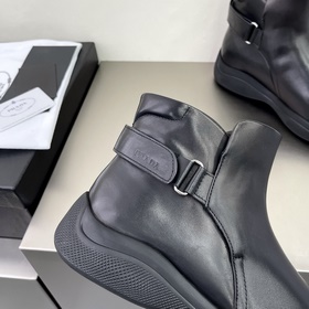 Prada/Prada Мужские кожаные туфли Высококачественная продукция из