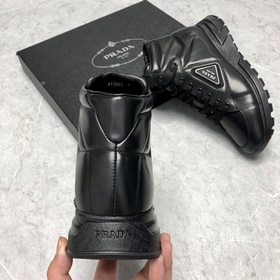 Prada/ Мужские кожаные кроссовки Prada 2025 с шнурками. Сочетают 