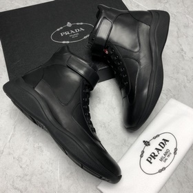 Prada/ Prada 21 новейшая модель мужских ботинок с ремешками липуч