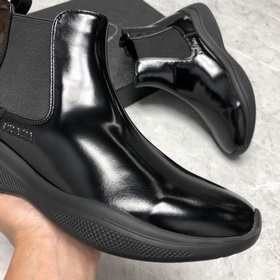 Prada/ Prada 21 новейшая модель мужских кожаных ботинок с ремешко
