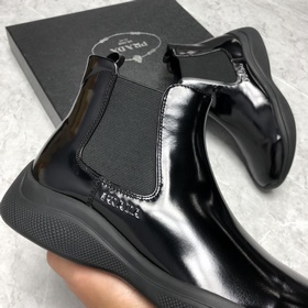 Prada/ Prada 21 новейшая модель мужских кожаных ботинок с ремешко