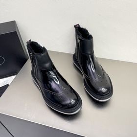 Prada/Prada Мужские высокие кроссовки с амортизирующей подошвой и