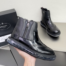 Prada/Prada Мужские высокие кроссовки с амортизирующей подошвой и